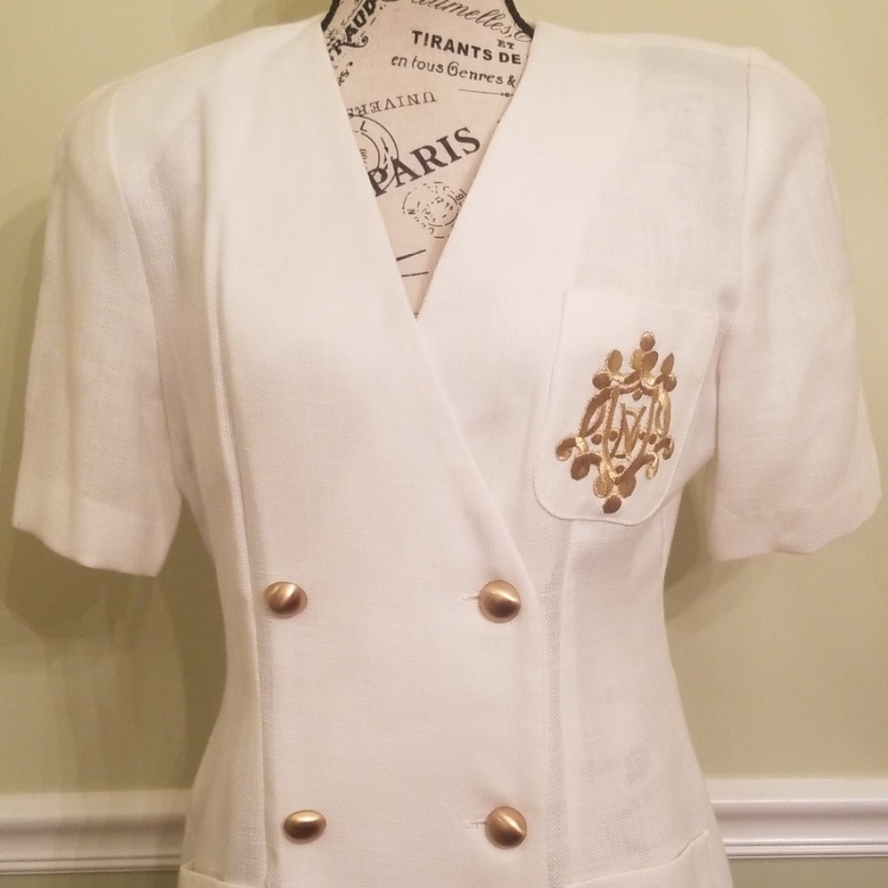 Danny & Nicole Off White Dress